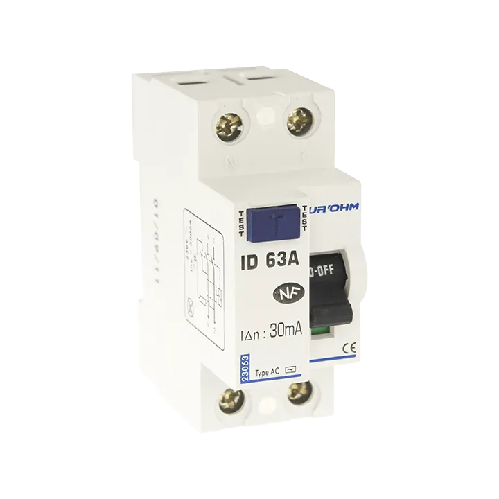 Interrupteur Différentiel 63A 1P+N 30Ma Classe Ac