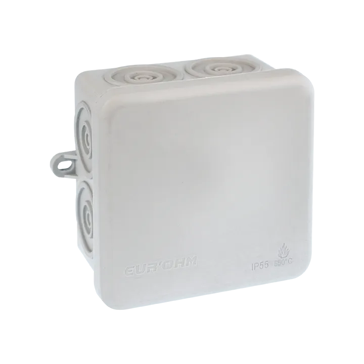 Boîtier Ip55 80X80X45 650° Ent. Dir.