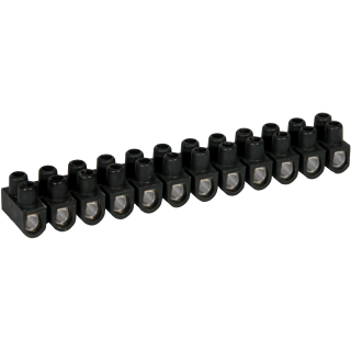 Barrettes acier noire 6mm2 (D)
