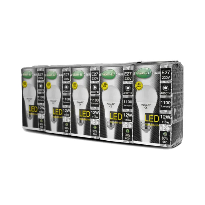 Ampoule Led 11W Bulb E27 4000K Boîte Pack 5