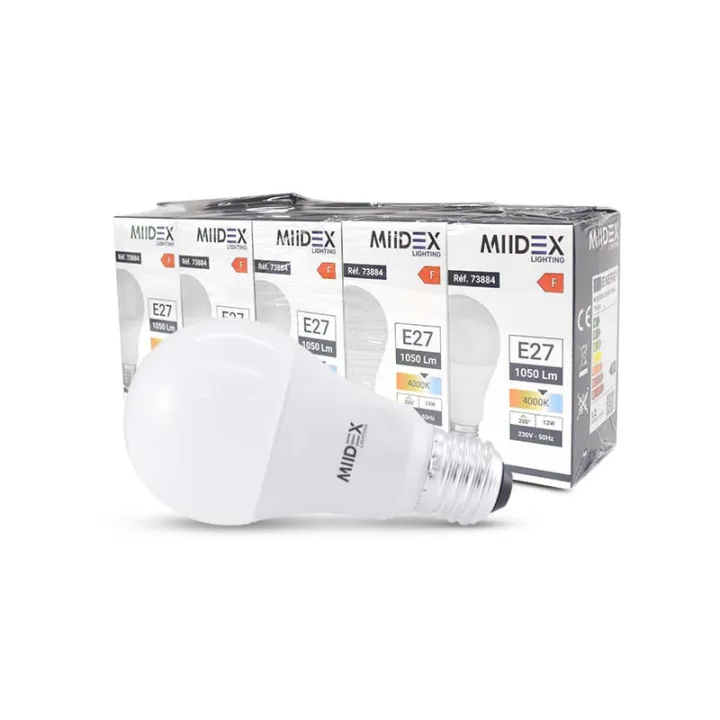 Ampoule Led 11W Bulb E27 4000K Boîte Pack 5