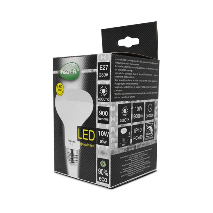 Ampoule Led R80 E27 10W 4000K Depoli Boite