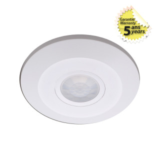 Detecteur De Mouvement Ir 1000W Saillie 360° 5Ans