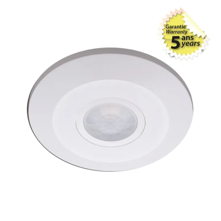 Detecteur De Mouvement Ir 1000W Saillie 360° 5Ans
