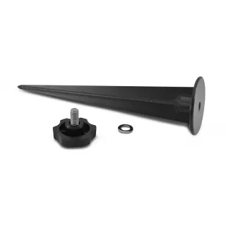 Lumos Access Projecteur Piquet De Fixation Alu Noir Pack De 10