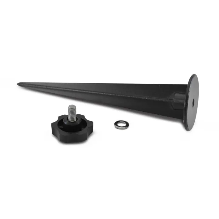 Lumos Access Projecteur Piquet De Fixation Alu Noir Pack De 10