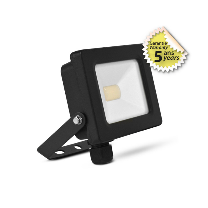Lumos Ii Sans Cable Project 10W 4000K Noir Ip65 5Ans
