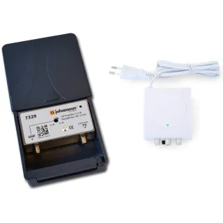 Preamplificateur 1 Entrée Lte-5G Uhf 15À32Db Réglable Spécial Tnt 21-48