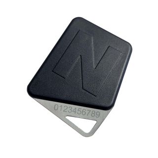 Badge mifare format clé noir code site Noralsy *