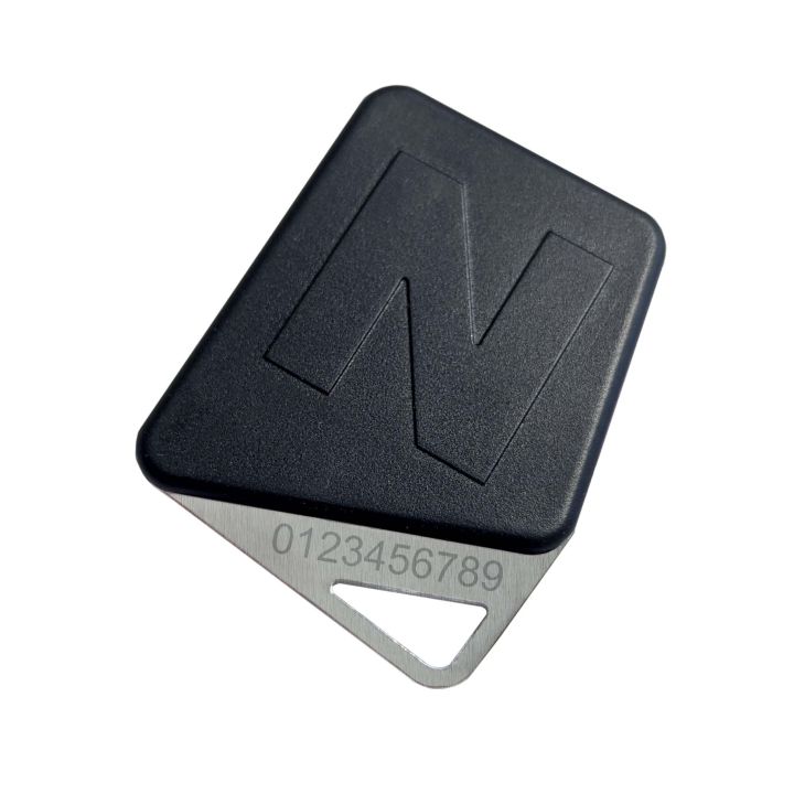 Badge mifare format clé noir code site Noralsy *