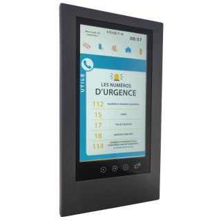 Kit Écran Interactif 21" Finition Saillie Métal Prépayé 15 An