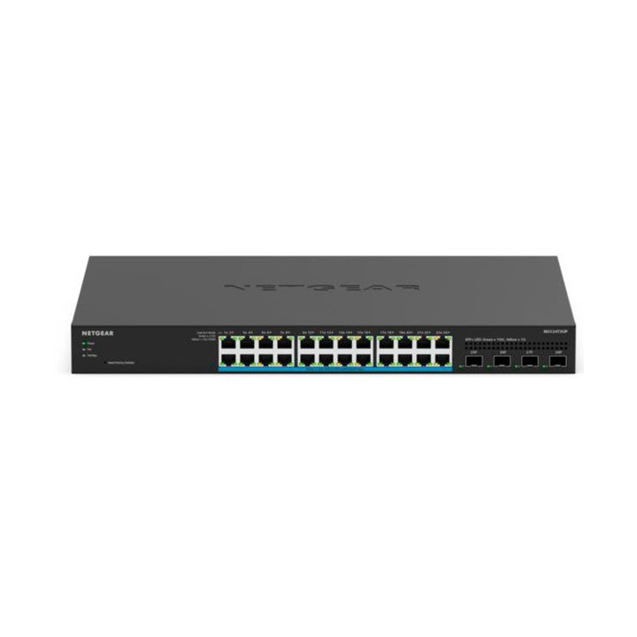Netgear Ms324Txup Managed 24Pt Mg U60 Poe++ Smart Switch + 4 Sfp+ Por