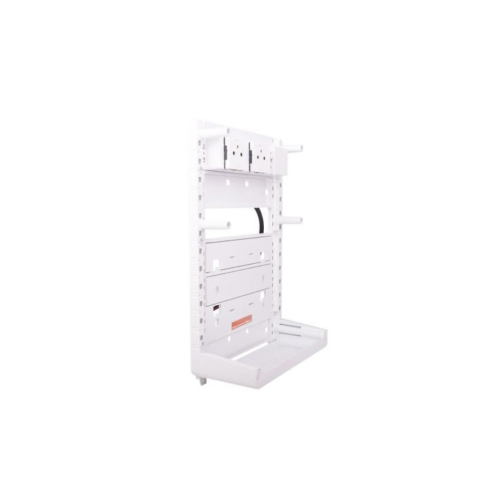 1 X PLATINE X 375X250MM AVEC TABLETTE -1 BANDEAU SUPPORT VIDE