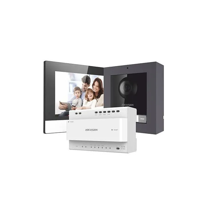 Ds-Kis702Ey Kit Interphone Vidéo 2 Fils Villa