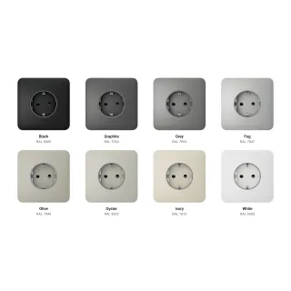 [102912165Nc] Outlet Core - Prise encastrée murale