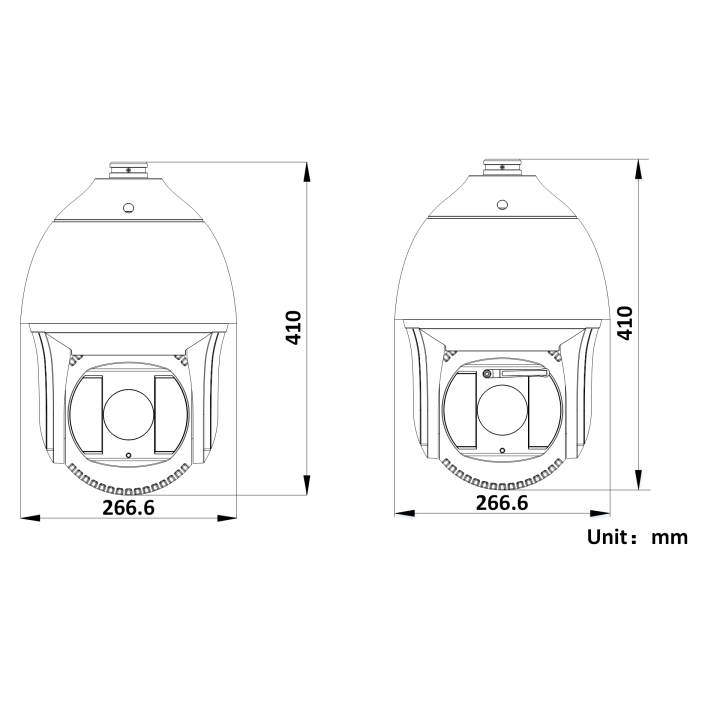 Caméra PTZ 4 MP avec zoom optique 42×, vision IR 500 m et technologie DarkFighter ultra basse lumière. (DS-2DF8442IXS-AEL(O-STD)
