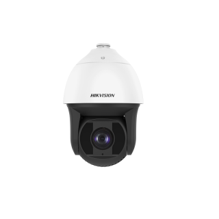 Caméra dôme PTZ 4 MP avec zoom optique 25×, vision IR jusqu’à 500 m et technologie DarkFighter ultra basse lumière. (DS-2DF8425I