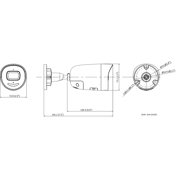Ds-2Cd2046G2-Iu/Sl(2.8Mm) Caméra Bullet Ip Fixe 4Mp Acusense, Ir 40M