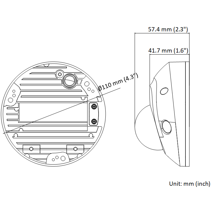 DS-2CD2546G2-IS(2.8mm)(C)  AcuSense,4MP25,120dB,I/O 1/1,IP67,IK8