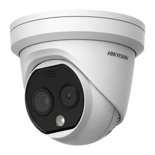 Ds-2Td1228-7/Qa Caméra Turret Bispectrum Périmétrique 4Mp 7Mm