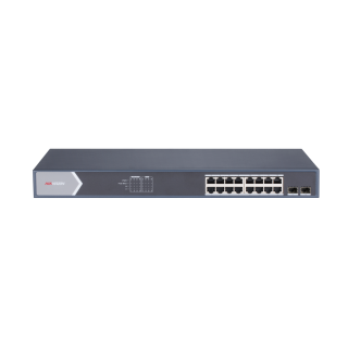 DS-3E1518P-SI, L2 Smart Managed,16Gigabit PoE ports,2Gigabit LAN