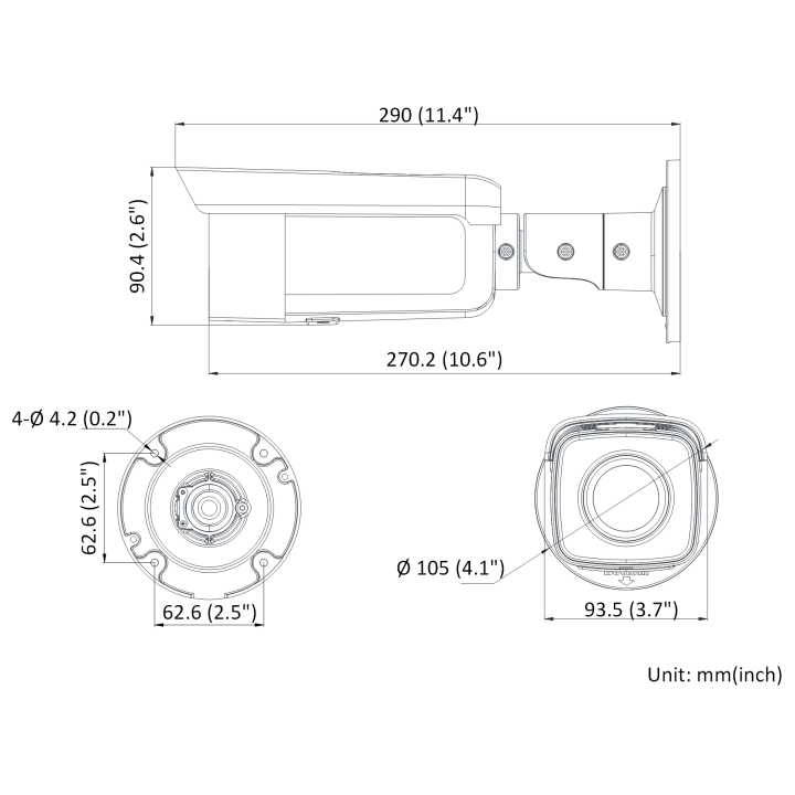 Ds-2Cd2T46G2-2I28MmCBlack Acusense,4Mp25,120Db,Ir60M,Ip67