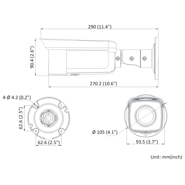 Ds-2Cd2T46G2-2I28Mmcblack Caméra Acusense,4Mp25,120Db,Ir60M,Ip67