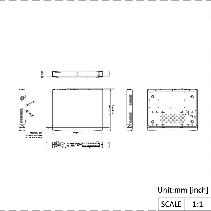 Ds-7616Nxi-I2/16P/Se Enregistreur 16 Voies, Nvr Poe-Poe+ Acusense