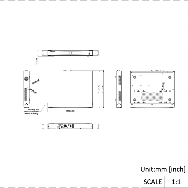 Ds-7608Nxi-I2/Se Enregistreur Nvr Avec Technologie Acusense
