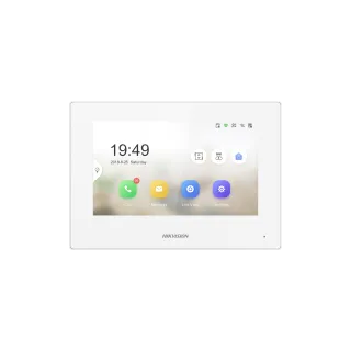 Ds-Kh6320-Wte1-Wo-Stdeurope Bv Station D'Intérieur - Écran Tactile 7" 1024X600 - Wifi/Ip - Micro & Haut Parleur