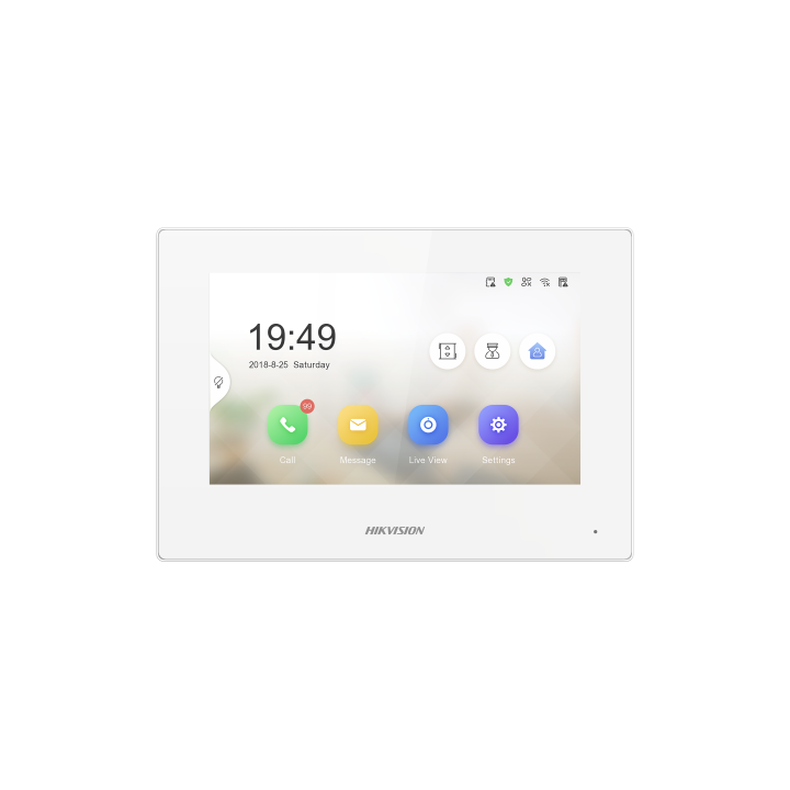 Ds-Kh6320-Wte1-Wo-Stdeurope Bv7“ Touch-Screen Indoor Station