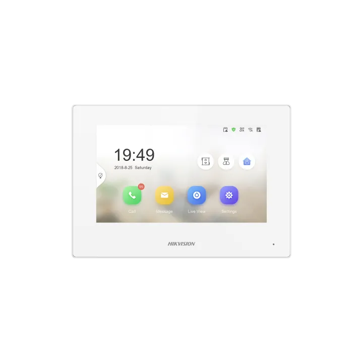 Ds-Kh6320-Wte1-Wo-Stdeurope Bv Station D'Intérieur - Écran Tactile 7" 1024X600 - Wifi/Ip - Micro & Haut Parleur