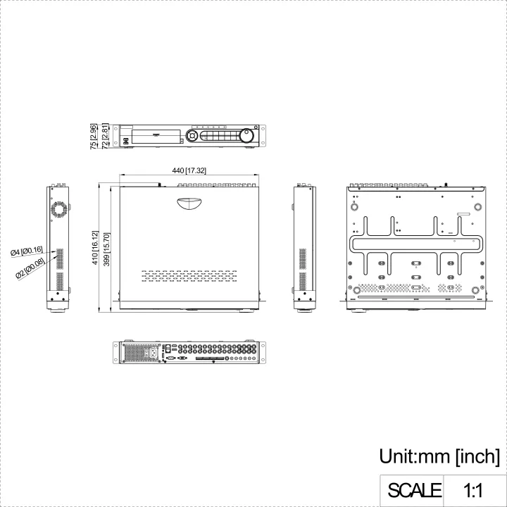 Ids-7332Huhi-M4/Sacuse Enregistreur Haute Résolution Acusense 32 Canaux 5Mp 4 Sata Raid H.265