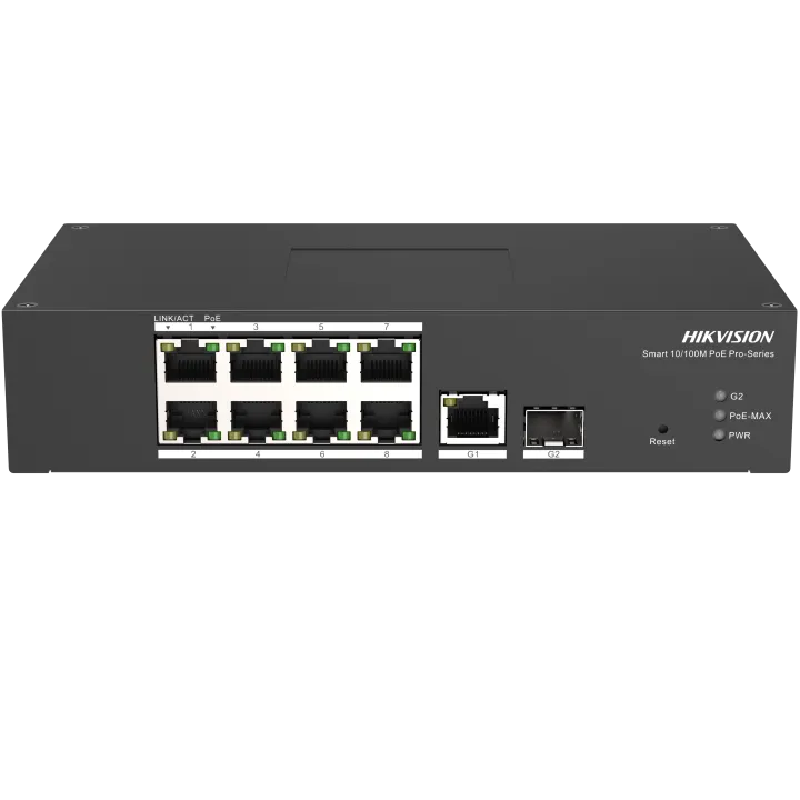 Ds-3T1310P-Si/H Switch Manageable Industriel 8 Ports Poe +1Xrj45 +1Xsfp