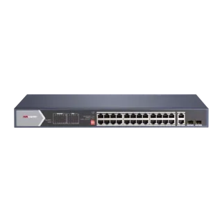 Ds-3E0528Hp-El2, Switch Poe Non Managed 24 Ports Rj45 Poe Ports, 2 Gigabit