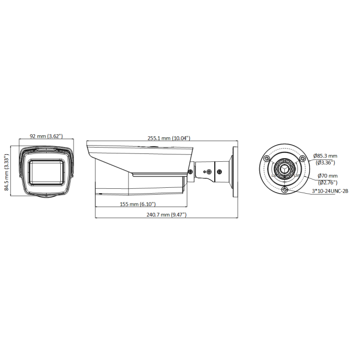 DS-2CE19H0T-IT3ZE HDOC BULLET 5MP 2.7-13.5MM POC IR40 IP67