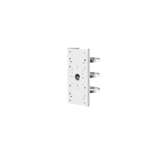 Support De Fixation Sur Mât Vertical, En Acier, Finition Blanche Hikvision