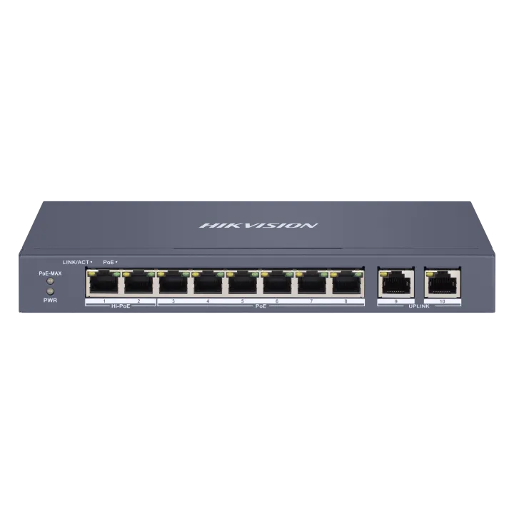 Ds-3E1310Hp-Ei L2 Switch Poe Smartmanaged 8 Port