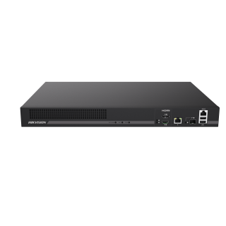 DS-6904UDI(B)Decoding 4-ch 12MP or 32-ch 1080P, build-in 16 port
