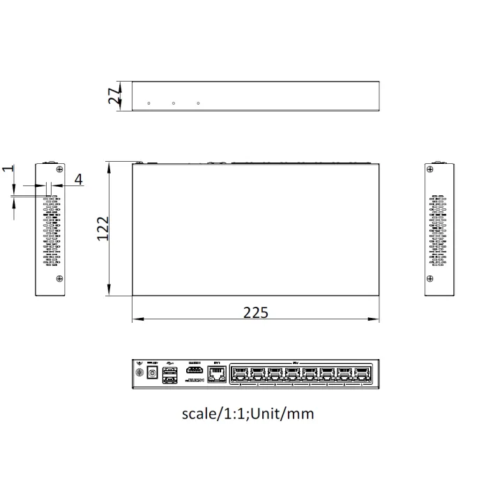 Ds-E08Ni-Q1/8Pssd Pre-Installed 2T Ssd Up To 8-Ch Ip