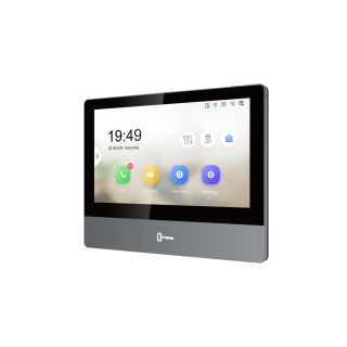 Écran Intérieur Ip Série Kh8 – 7" Tactile, Wi-Fi, Poe