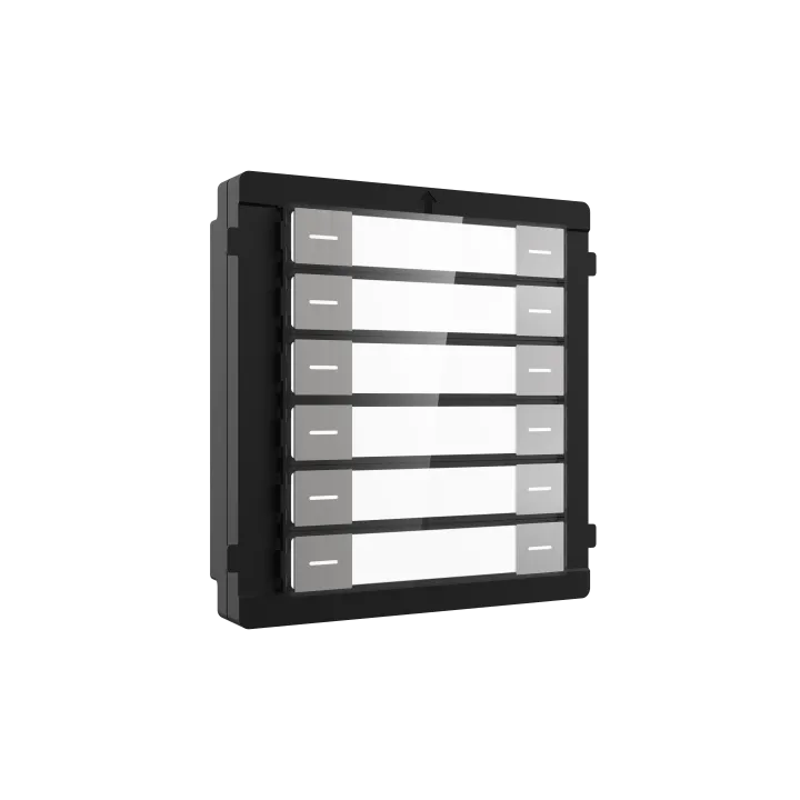 Ds-Kd-K12/ Module De Clavier Pour Poste De Porte Modulaire, 12 Touches Physiques, Saillie, Argent