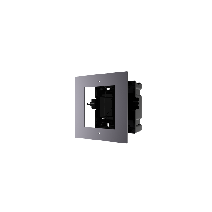 Support D'Encastrement 1 Module – Platine Modulaire, Finition Plastique /Plastic