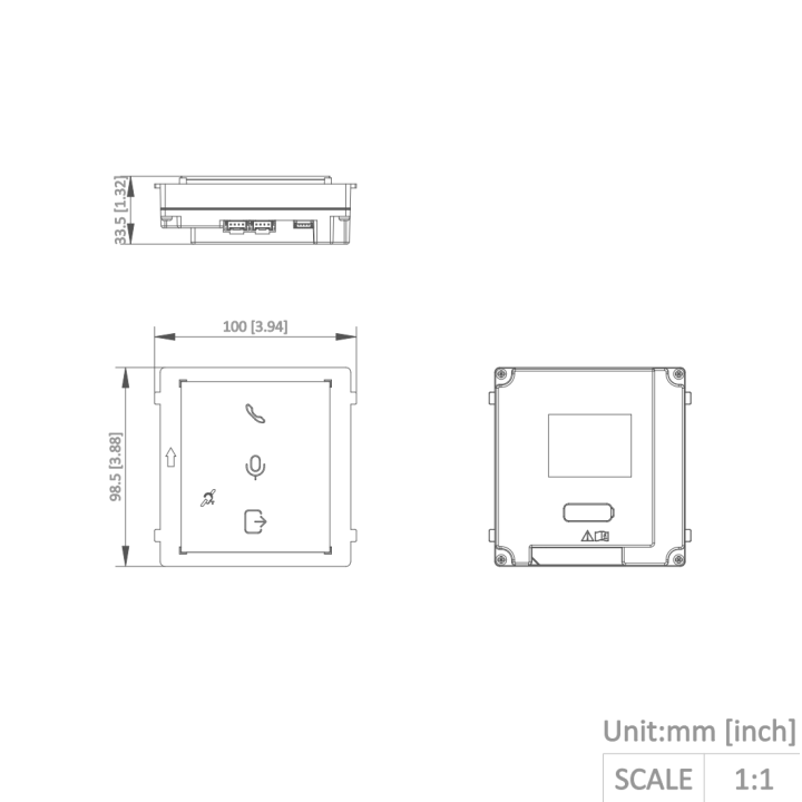 DS-KD-PMR Module boucle magnétique conforme à EN 60118-4