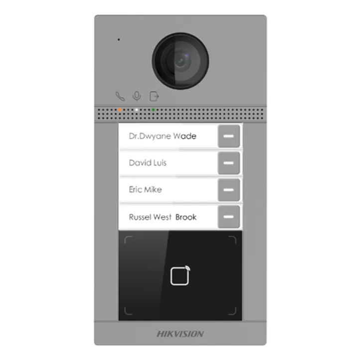 Ds-Kv8413-Wme1Co-Std/Europe Bv Platine De Rue Villa En Métal À 4 Boutons