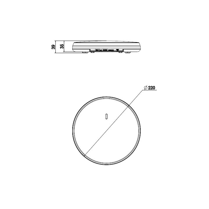 Ds-3Wap622E-Sio-Std Point D'Accès Wi-Fi 6 Celling, 3000 M