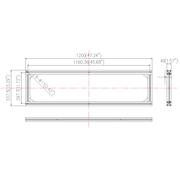 Ds-Dl126033W Support Cadre Pour Mur D'Images 1X2 For Ds-D4209-Hwf, Ds-D4212Fi-Gwf/Cwf