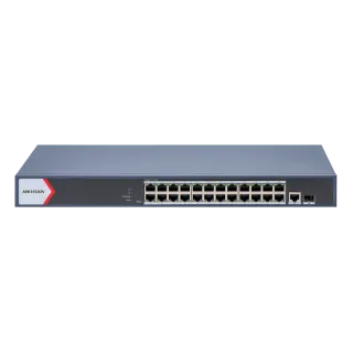 Ds-3E1526P-Ei Switch 24 Port Gb Poe +1 Gsfp+1 Gb, Cloud Managed