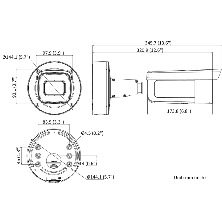 Caméra Bullet Varifocale 8 Mp Acusense Avec Zoom Motorisé Et Détection Intelligente /Ef/O-Std
