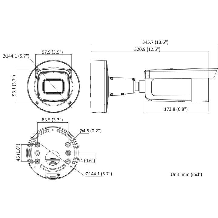 Caméra Bullet Varifocale 8 Mp Acusense Avec Zoom Motorisé Et Détection Intelligente /Ef/O-Std